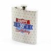 Stainless Steel Hip Flask 30th Birthday