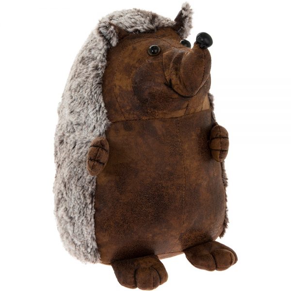 Faux Leather Hedgehog Doorstop