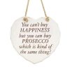Happiness And Prosecco Plaque