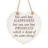 Happiness And Prosecco Plaque