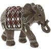 Brown Elephant Medium Height 16cm