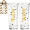 Shot Glasses Hubby and Wife Set of 2