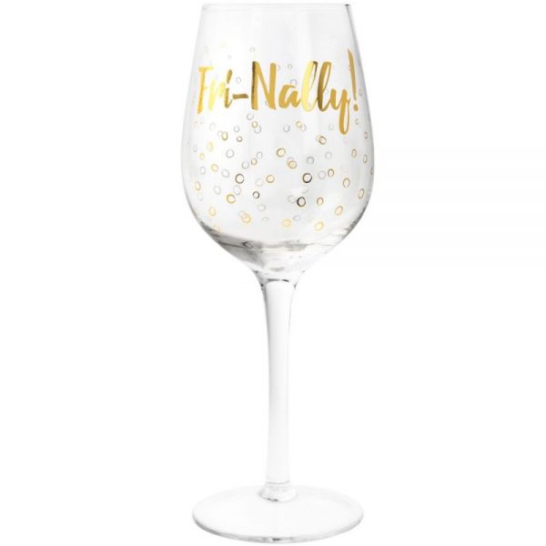 Fri Nally Wine Glass