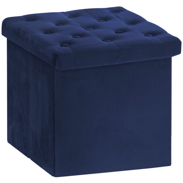 Velvet Folding Box Blue