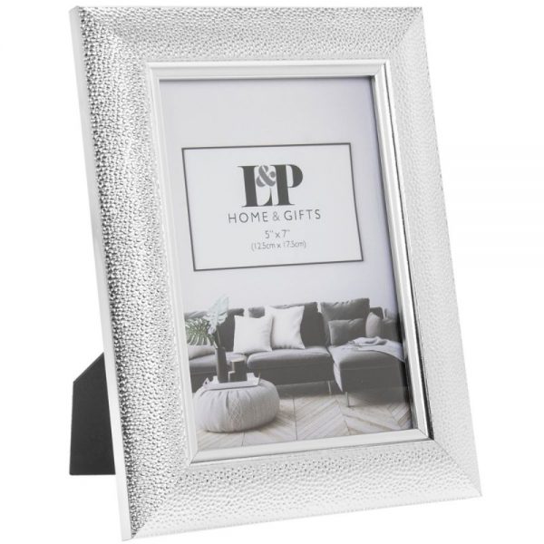 Silver Fleck Photo Frame 5x7in