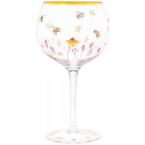 Busy Bees Gin Glass 23x11cm