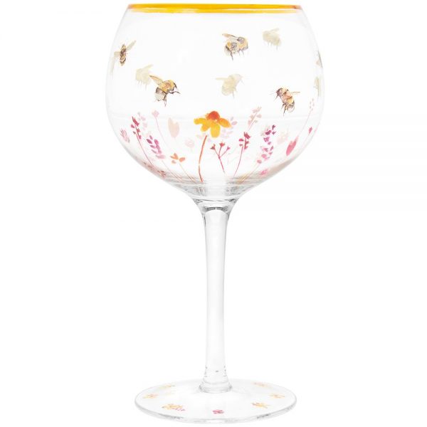 Busy Bees Gin Glass 23x11cm