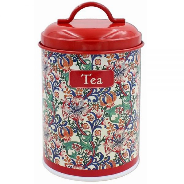 Golden Lily Tea Canister