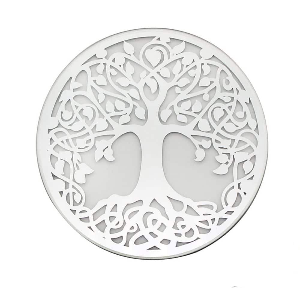 Mirror Tree of Life Candleplate 10cm