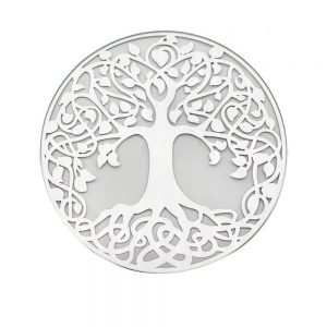 Mirror Tree of Life Candleplate 20cm