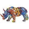 Graffiti Rhino 35x15x18cm