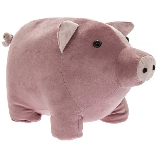 Velveteen Piggy Doorstop