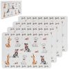 Faithful Friend Dog Placemat Set of 4 29x22cm