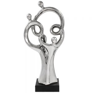 Silver Art Sculpture 49cm