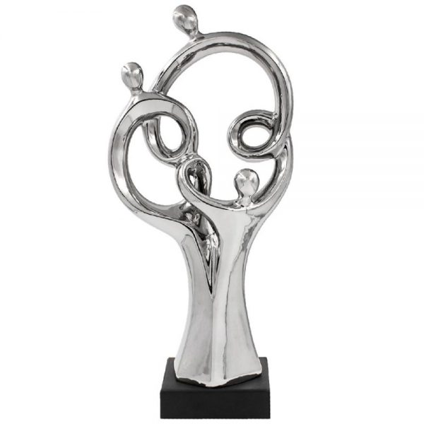 Silver Art Sculpture 49cm