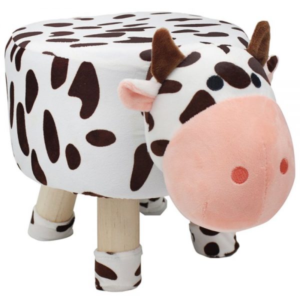 Cow Childrens Stool 29x29x27cm