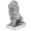 Silver Art Lion Sitting