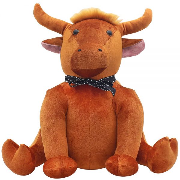 Velveteen Bull Doorstop