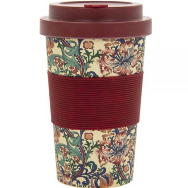 Golden Lily Bamboo Travel Mug