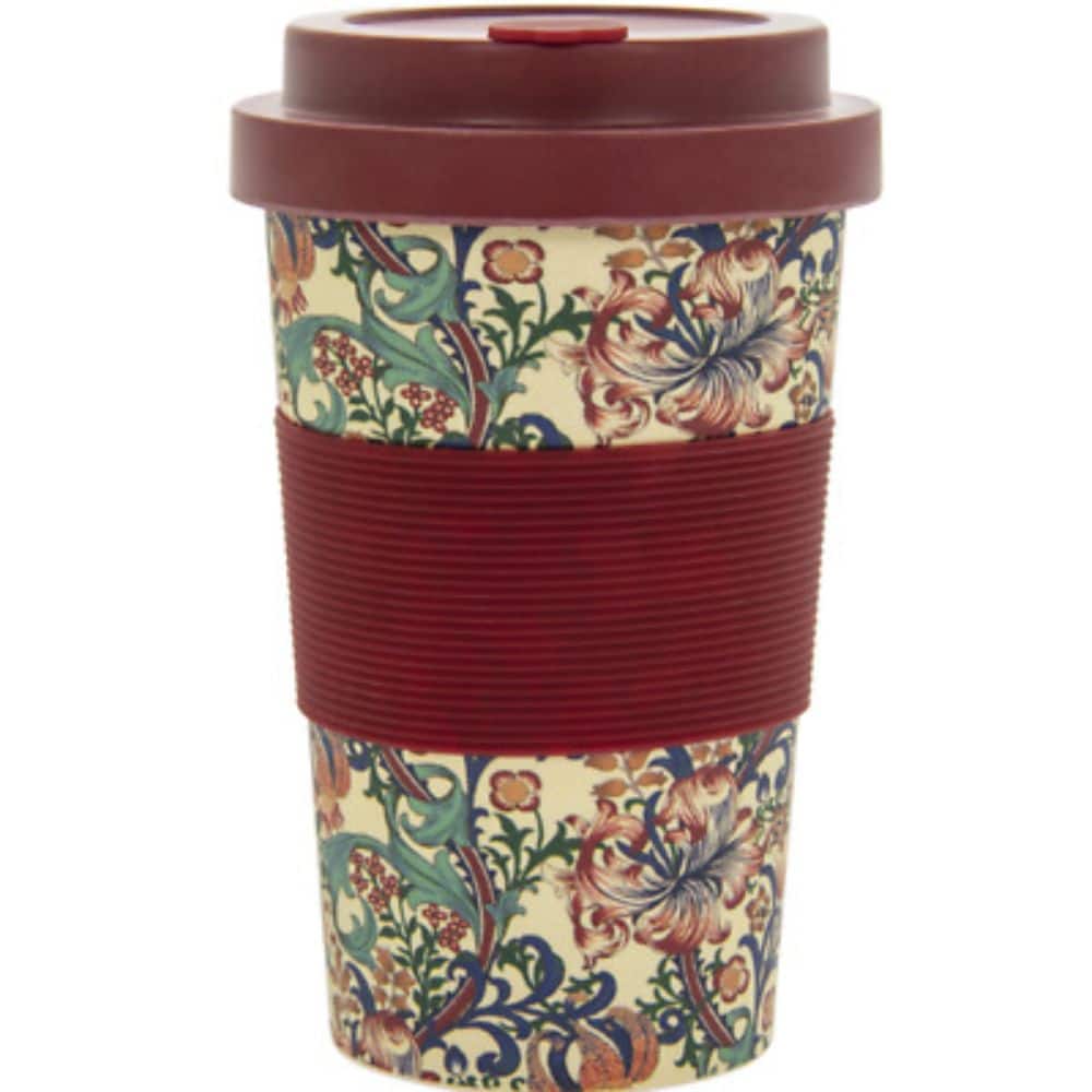Golden Lily Bamboo Travel Mug