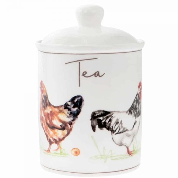 Chickens Tea Canister