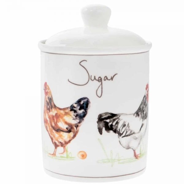Chickens Sugar Canister