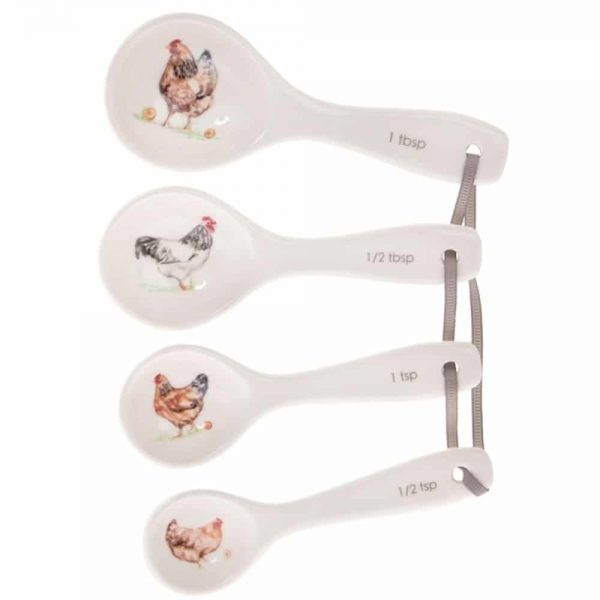 Chickens Measuring Spoons Set of 4