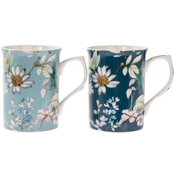 Daisy Meadow Mugs Set of 2