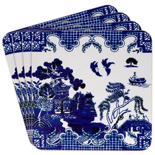 Blue Willow Coasters Set of 4