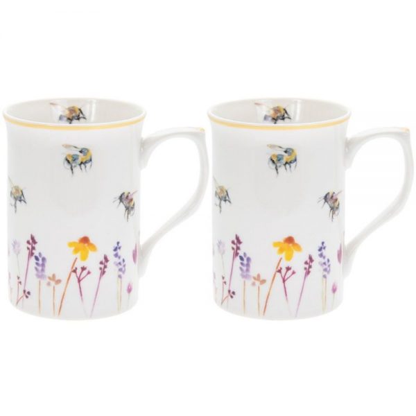 Busy Bees Mugs Set of 2