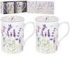 Lavender Set of 2 Mugs