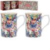 Golden Lily Mugs Set of 2