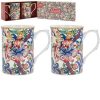 Golden Lily Mugs Set of 2