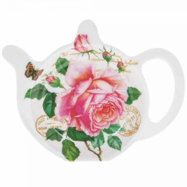 Redoute Rose Teabag Tidy