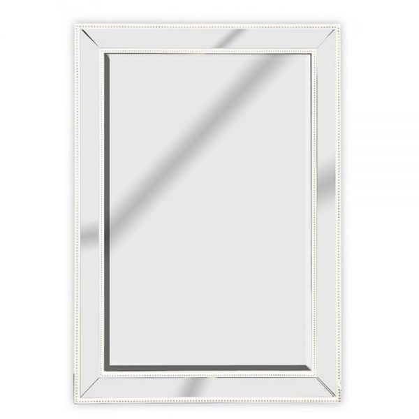 Antique White Mirror Mirrored Frame