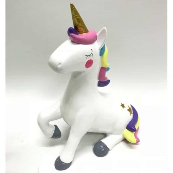 Sitting Unicorn Money Box