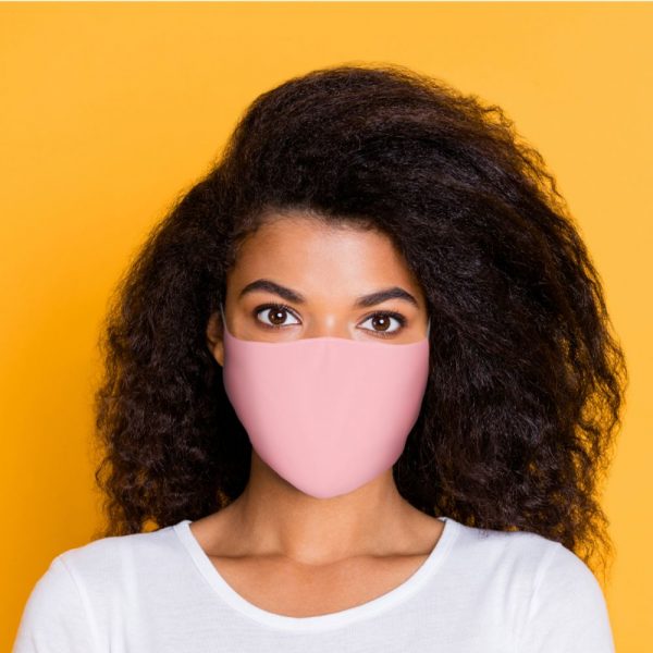 Pink Reusable Face Covering Large