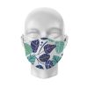 Simple Leaves Design Reusable Face Covering Large