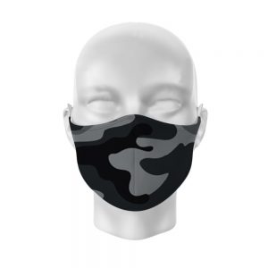 Camouflage Reusable Face Covering Large