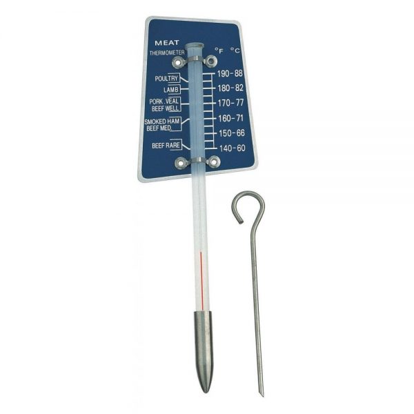 Grunwerg Meat Thermometer Glass Tube With Scewer