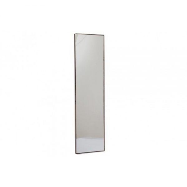 121x31cm Dark Wood Wall Mirror