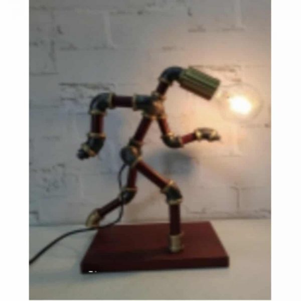 37cm Running Man Metal Table Lamp