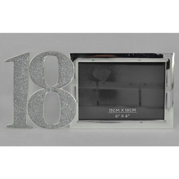 Silver Plated 18th Birthday Photo Frame 4x6inch