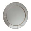 Round Champagne Mirror 76x76cm