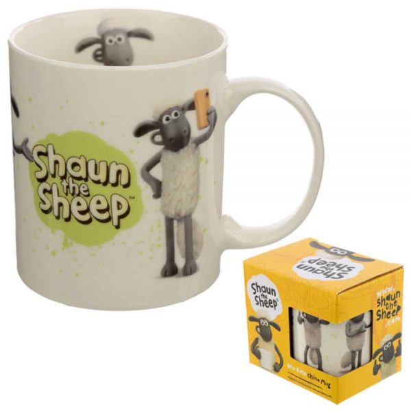 Shaun the Sheep Porcelain Mug White