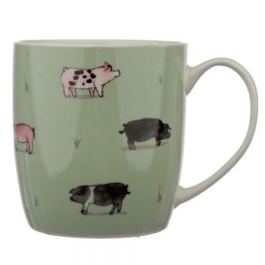 Willow Farm Pigs Porcelain Mug
