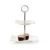 Motion 2 Tier Cup Cake Stand Height 23cm