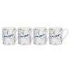 Royal Worcester Set of 4 Mugs Hummingbird Nectar