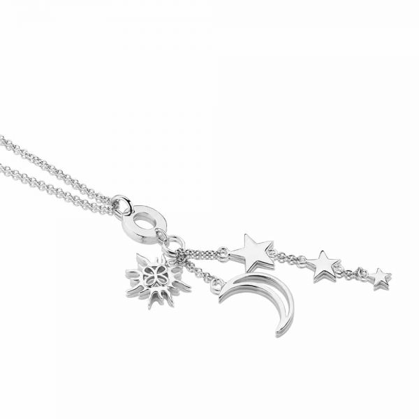 Sun Moon & Stars Charm Necklace