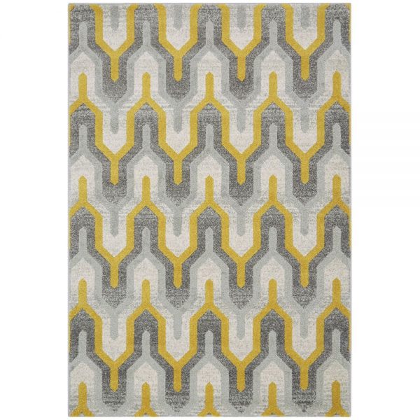 Nova Rug 120x170cm Geo Yellow